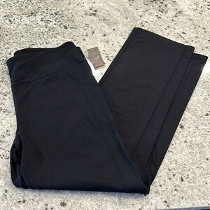 J. Jill Fit Performance Boot Cut pants black large NWT
